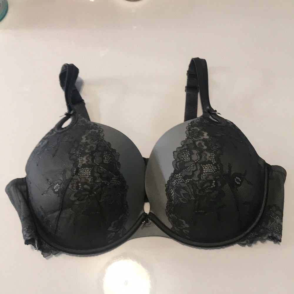 Torrid Gray Lace Detail Bra
